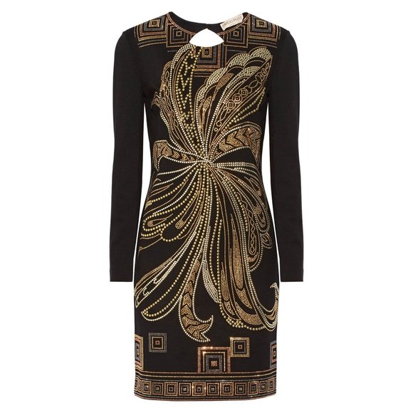 NWT Retail $5,215 Auth Pucci dress metallic studded swirl design SZ IT 40 US 4 - Picture 3 of 8